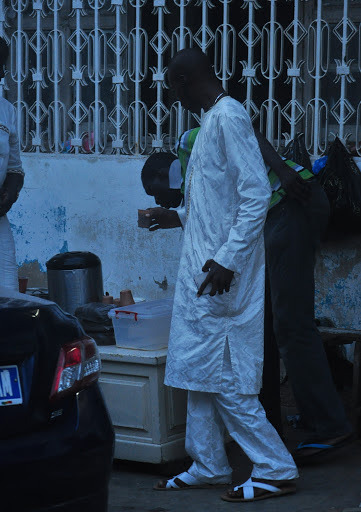Le patron d'héritage couture, Modou Guèye est un grand amateur de café Touba !
