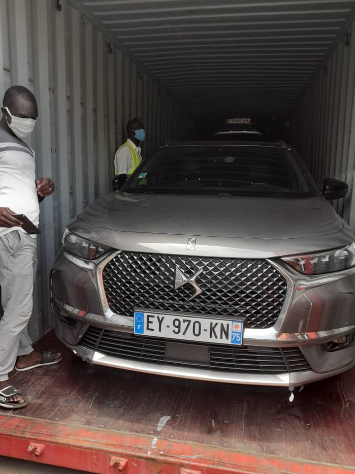 TRAFIC INTERNATIONAL DE VEHICULES : La Douane du Port de Dakar intercepte 9 véhicules volés en Europe.