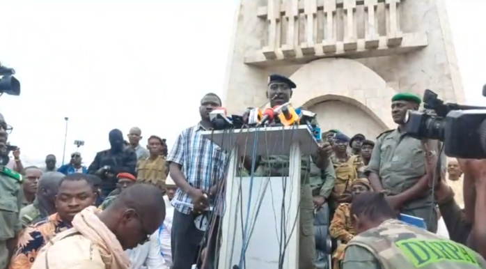 Le Colonel Major Ismael Wagué du CNSP au rassemblement du M5 -RFP : « Nous avons parachevé votre combat »