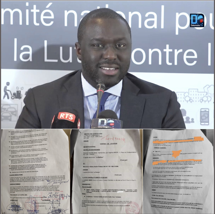 Achat d'une villa à 600 millions par un ministre de la République : Les documents qui confirment la thèse de la location. Achat d'une villa à 600 millions par un ministre de la République : Les documents qui confirment la thèse de la location.