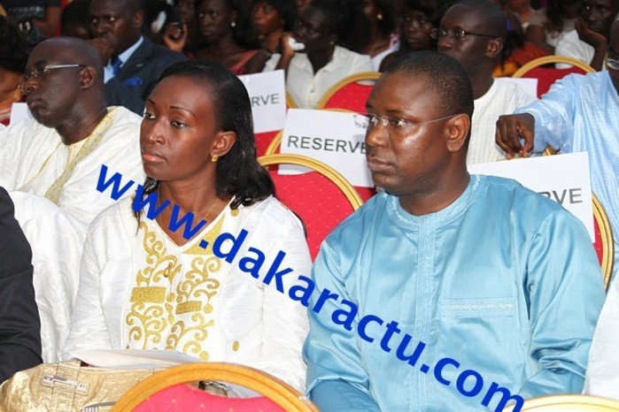 L'ancien Ministre de la Jeunesse, Mamadou Lamine Keita et sa femme
