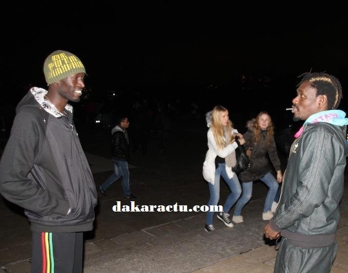 Pape Ndiaye Thiopet à Paris pour le tournage d'une nouvelle vidéo clip