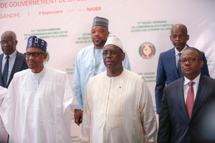 Niamey (Niger) : Ouverture de la 57ème session ordinaire de la Conférence des chefs d'État et de gouvernement de la Communauté économique des États de l'Afrique de l'Ouest (CEDEAO). Niamey (Niger) : Ouverture de la 57ème session ordinaire de la Conférence des chefs d'État et de gouvernement de la Communauté économique des États de l'Afrique de l'Ouest (CEDEAO).