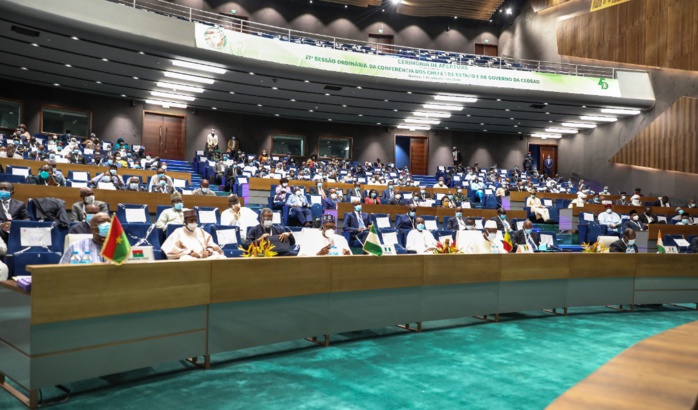 Niamey (Niger) : Ouverture de la 57ème session ordinaire de la Conférence des chefs d'État et de gouvernement de la Communauté économique des États de l'Afrique de l'Ouest (CEDEAO). Niamey (Niger) : Ouverture de la 57ème session ordinaire de la Conférence des chefs d'État et de gouvernement de la Communauté économique des États de l'Afrique de l'Ouest (CEDEAO).