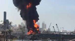 Liban : Un nouvel incendie au port de Beyrouth plus d’un mois après l’explosion.
