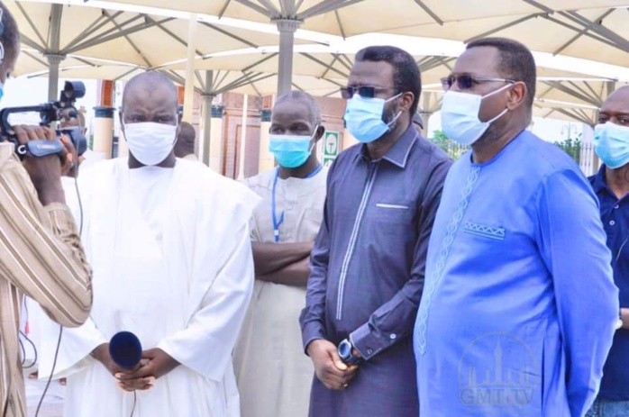 (IMAGES) TOUBA / Une délégation du ministère de la Santé et de l'Action sociale à la grande Mosquée.