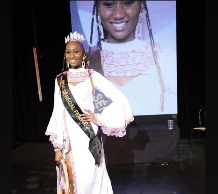 Paris : Rokhaya Sarr élue miss Sénégal en France 2020.