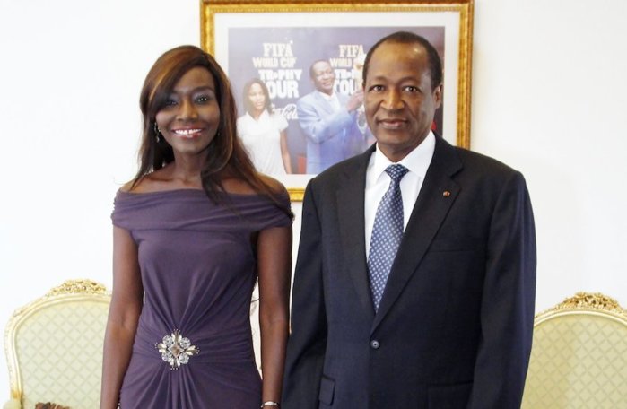 Coumba Gawlo reçu par le président Blaise Compaoré