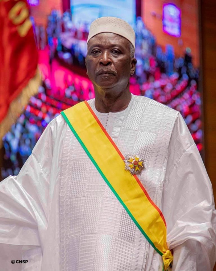 Mali : La profession de foi du président de la Transition, le Colonel Major Bah N’daou.
