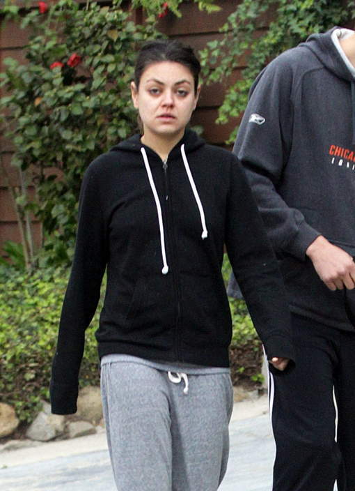 Mila Kunis méconnaissable sans make-up (PHOTOS)