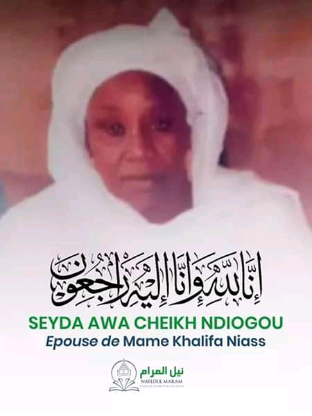 Léona Niassène: La toute dernière épouse de Mame Khalifa Niass rappelée à Dieu.