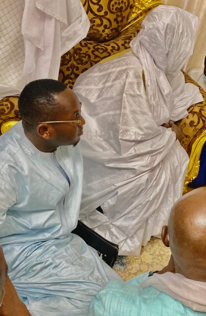 ( IMAGES) TOUBA- ALSAR de Mamadou Racine Sy reçu par le Khalif Général des Mourides ( IMAGES) TOUBA- ALSAR de Mamadou Racine Sy reçu par le Khalif Général des Mourides