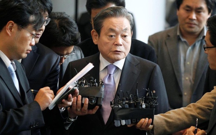 Télécommunications : Décès de Lee Kun-hee, président du groupe Samsung.