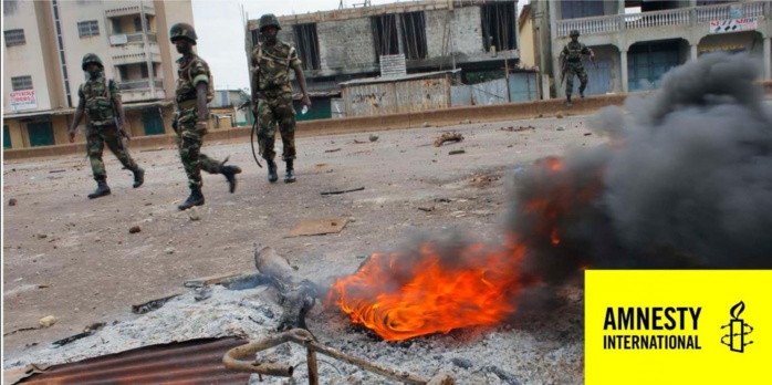 Violences post-électorales en Guinée : Les preuves d’Amnesty International qui accablent les Forces de défense et de sécurité.