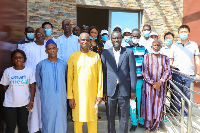 Saint-Louis : le Maire Mansour Faye visite les chantiers de Smart Sénégal