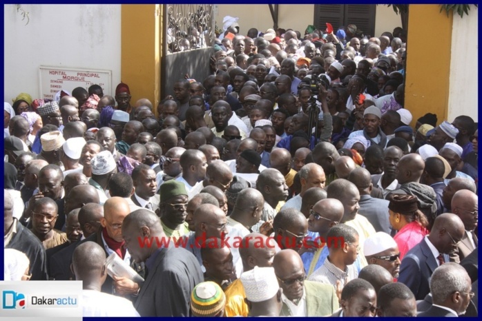 La levée du corps de Ousmane Masseck Ndiaye à l'Hôpital Principal (PHOTOS)