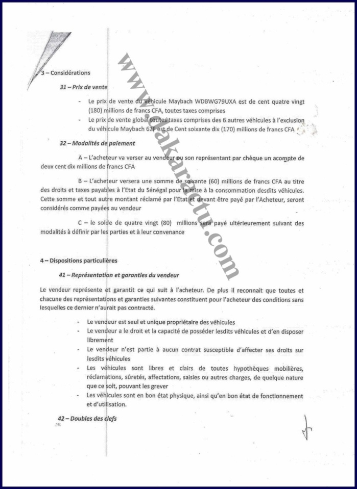 Exclusif. Ce qui s’est réellement passé dans les transactions entre Wade, Cheikh Amar, Samuel Sarr et M'baye Guèye.  (DOCUMENTS)