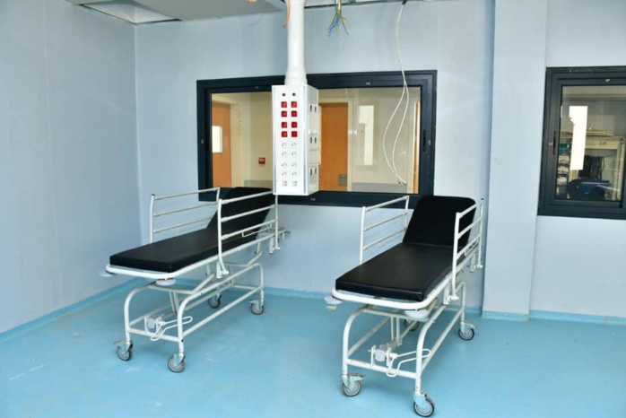 Hôpital régional de Kaffrine : L'état d'avancement des travaux est de 93%.