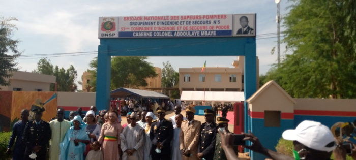 Podor : La caserne de la 53e compagnie baptisée au nom de feu Colonel Abdoulaye Mbaye. Podor : La caserne de la 53e compagnie baptisée au nom de feu Colonel Abdoulaye Mbaye.