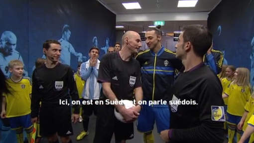 Ibrahimovic à l'arbitre: "En Suède, on parle suédois"