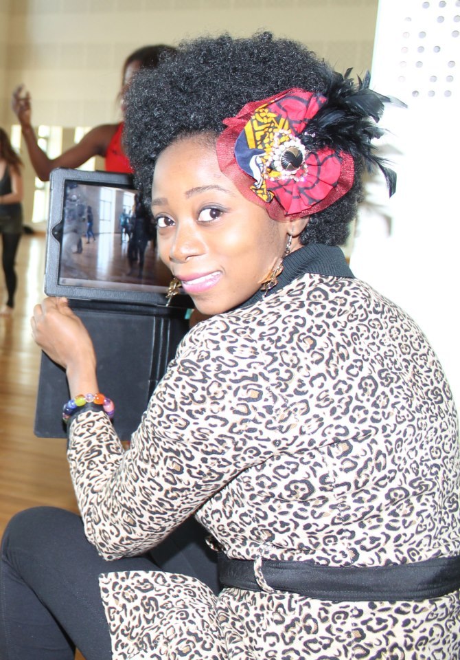 Adiouza Diallo en mode répétition