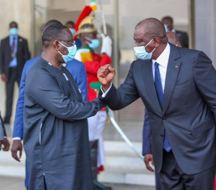 Investiture de Alassane Ouattara : Le président Macky Sall à Abidjan.