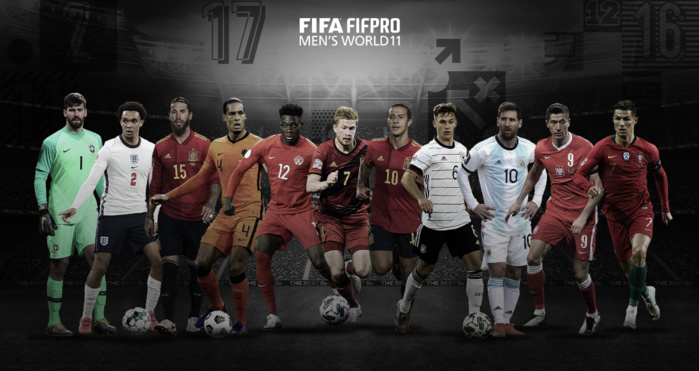 FIFA The Best 2020 : Le onze type sans Sadio Mané ni Manuel Neuer, CR7 et Messi avec Lewandowski.