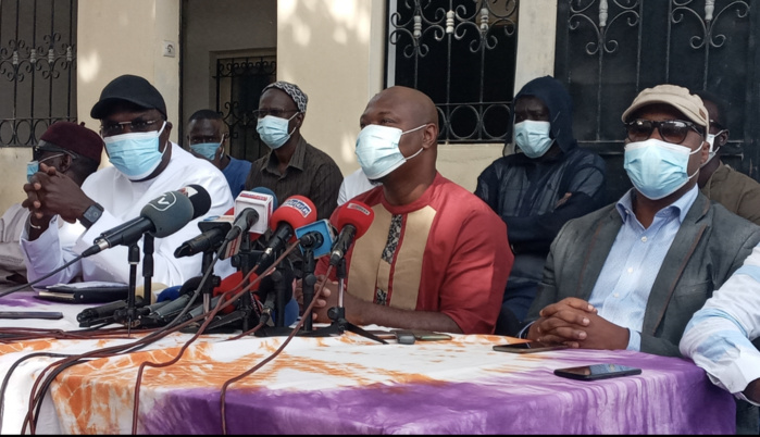 Point de presse conjoint : Guy Marius  Sagna déconfine Khalifa Sall.