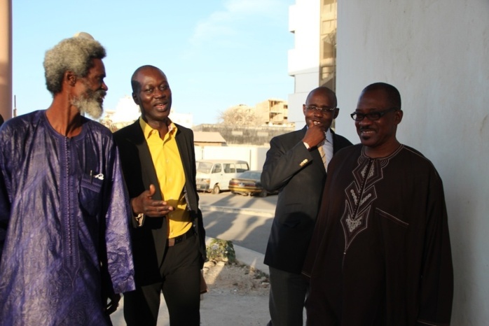 Cheikh Tidiane Sy, Me Madické Niang et Samuel Sarr au tribunal pour soutenir Thierno Ousmane Sy (IMAGES)