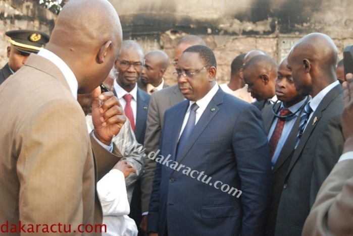 Incendie de la Médina : Venu s'enquérir de la situation, Macky Sall annonce des mesures draconniennes
