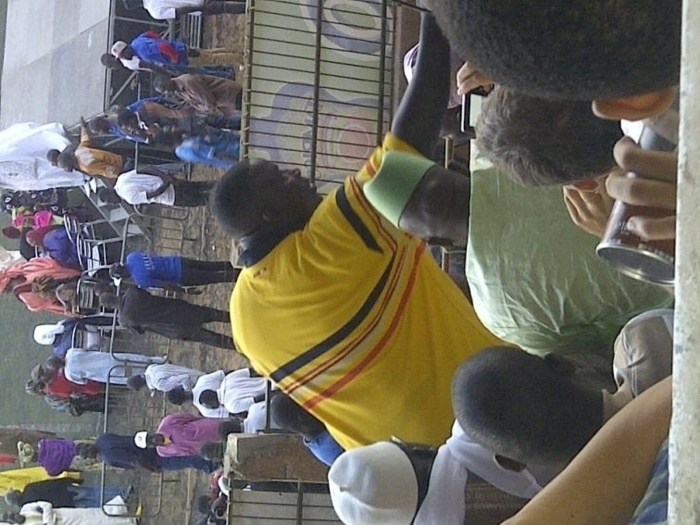 Stade Demba Diop: Le lutteur Gris Bordeaux venu soutenir son petit frère Gris II