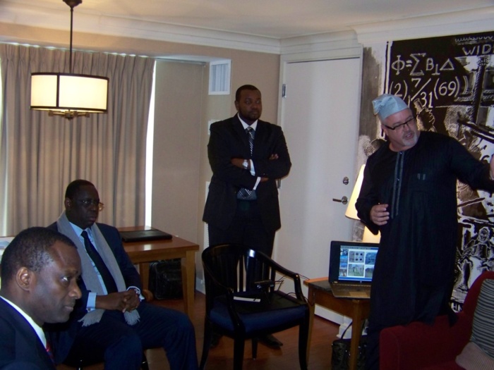 Le Président Macky Sall à Boston avec ses invités