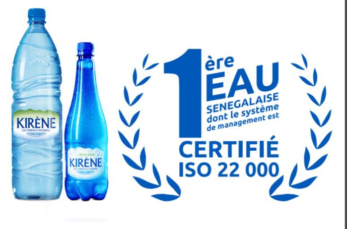 Kirène, certifiée Iso 22 000 Kirène, certifiée Iso 22 000