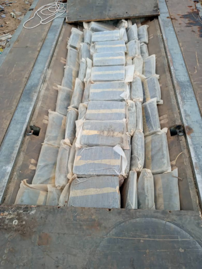 Trafic de drogues : 634 kg de chanvre indien saisis à Koungheul et à Mbour.