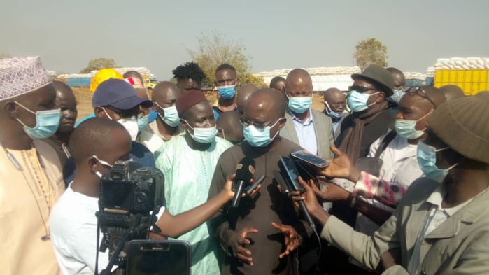 Campagne de commercialisation arachidière / Modou Diagne Fada (DG Sonacos) à Kolda :« L’objectif est de faire 500 tonnes par jour…» Campagne de commercialisation arachidière / Modou Diagne Fada (DG Sonacos) à Kolda :« L’objectif est de faire 500 tonnes par jour…»