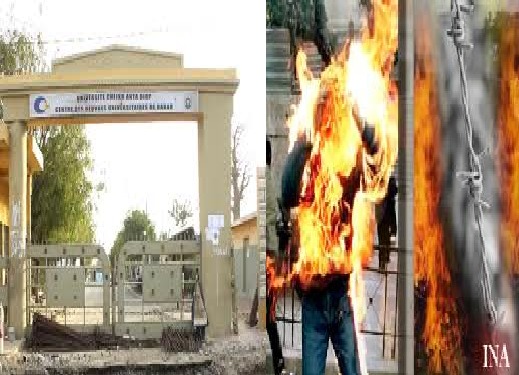 Dernière minute : Des étudiants se sont immolés à l'Université Cheikh Anta Diop