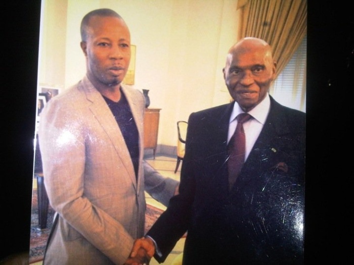 L'ancien Président de la République, Abdoulaye Wade recevant le jet-setteur Paco Jackson Thiam