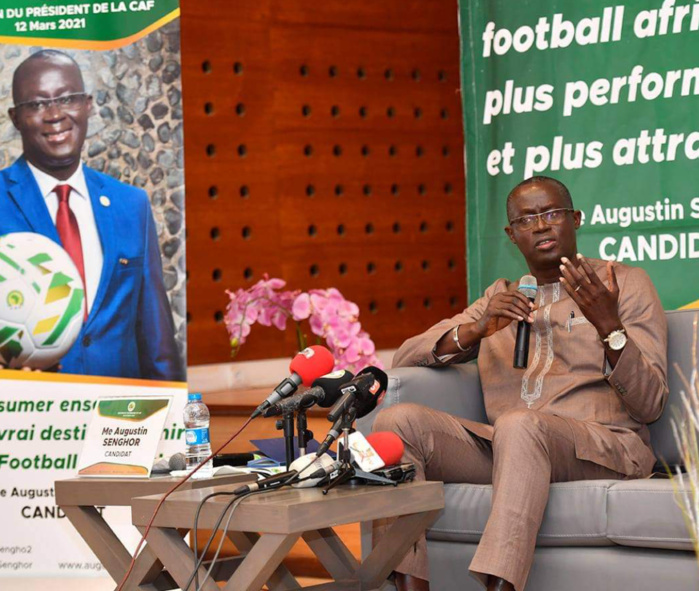 Augustin Senghor après la validation de sa candidature par la FIFA : « Serein et confiant dans la victoire finale »