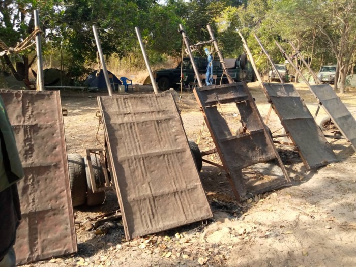 Casamance / Le Colonel Souleymane Kandé explique la mission de ratissage dans le Balantacounda. Casamance / Le Colonel Souleymane Kandé explique la mission de ratissage dans le Balantacounda.