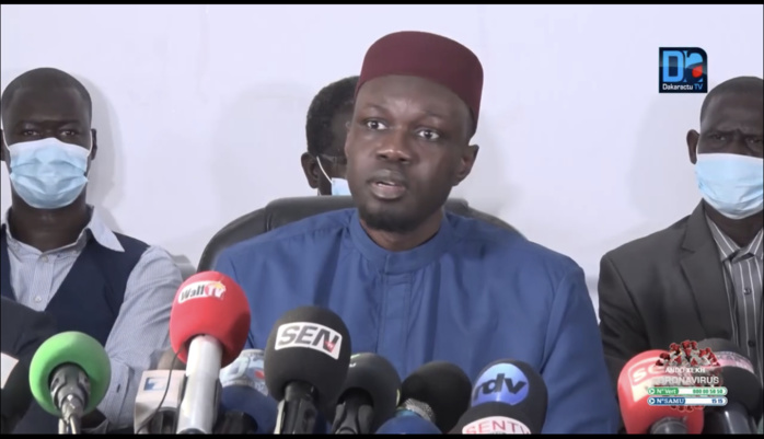 Affaire « Sweet Beauté » / Couvre-feu, état d'urgence,  bombardements dans une partie du pays : des éléments du « complot », selon Ousmane Sonko.