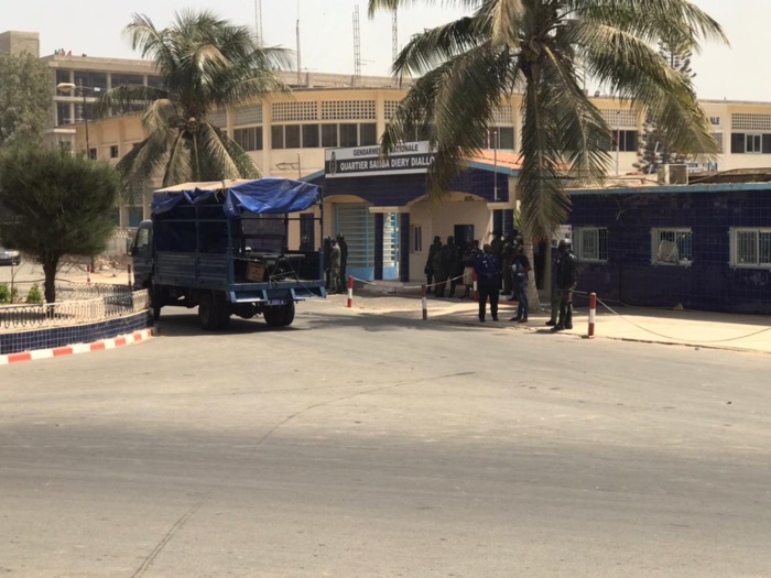 Section de recherche : Ousmane Sonko en garde à vue. Section de recherche : Ousmane Sonko en garde à vue.