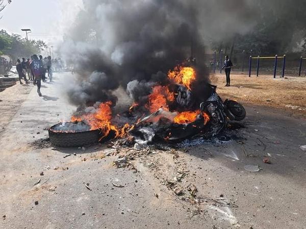 Arrestation de Sonko : Violente manifestation des élèves, des édifices publics attaqués, le véhicule du gouverneur brûlé à Sédhiou. 