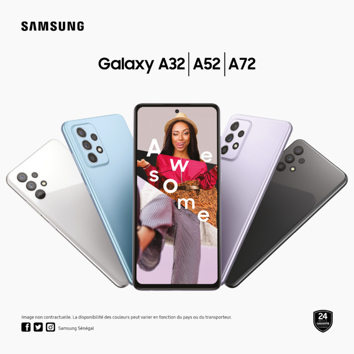Communique : les Galaxy A52 et A72 rendent l'innovation accessible à tous