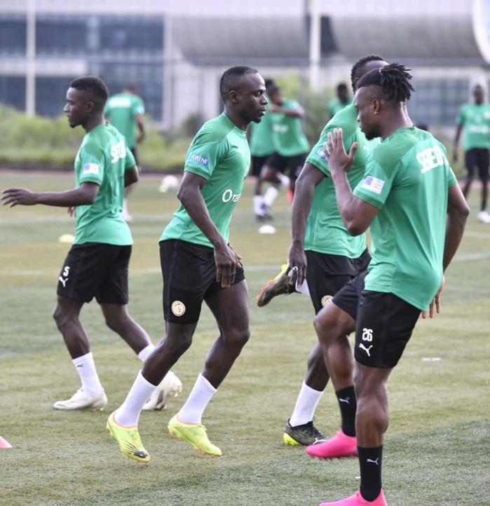 Éliminatoires CAN 2022 : Deuxième galop d’entrainement des Lions à Brazzaville, le groupe au complet… (Photos)