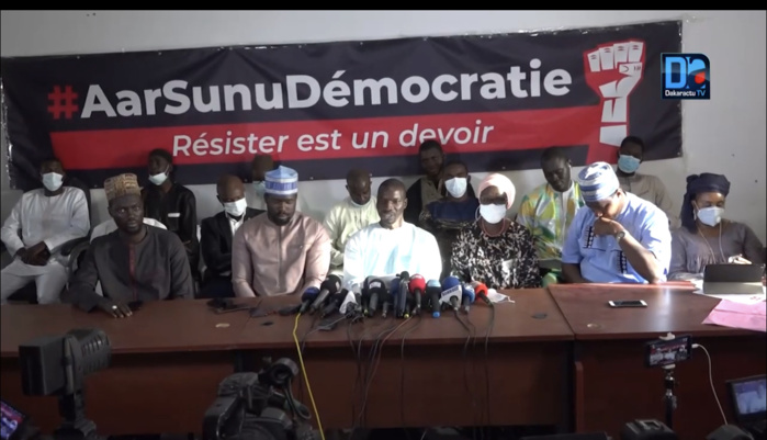 Tenue des élections locales en 2022 : Le M2D marque son désaccord. Tenue des élections locales en 2022 : Le M2D marque son désaccord.