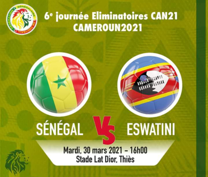 Sénégal – Eswatini : Les Lions pour finir sur une convaincante victoire, ce mardi, à Thiès (16h00) Sénégal – Eswatini : Les Lions pour finir sur une convaincante victoire, ce mardi, à Thiès (16h00)