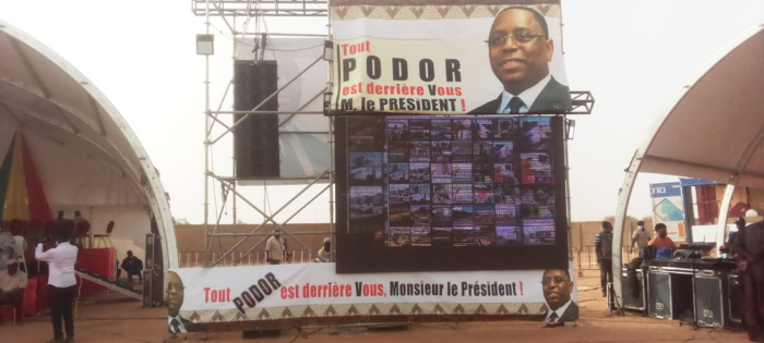 Rassemblement et mobilisation : Podor manifeste sa solidarité à Macky Sall.