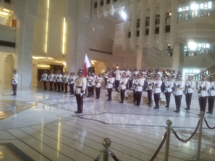 Les photos et la vidéo  de la parade du Président Macky Sall et l'Emir du Qatar