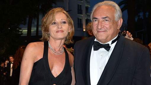 L'apparition surprise de DSK et sa compagne sur les marches