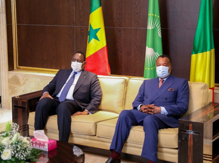 Congo Brazzaville : Le président Macky Sall accueilli par son homologue Denis Sassou Nguesso. Congo Brazzaville : Le président Macky Sall accueilli par son homologue Denis Sassou Nguesso.